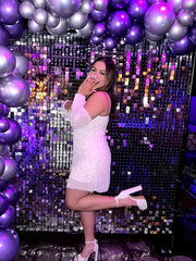 ELMAS Premium Iridescent Sequin Backdrop Wall Decor - Al Masam Stationery LLC