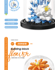 ELMAS Creative Flower Bonsai Building Block Set