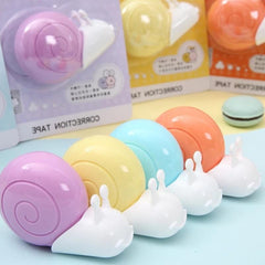 ELMAS Adorable Snail Correction Tape - 6M Fun & Functional