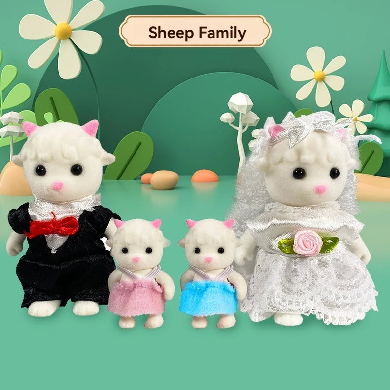 ELMAS Enchanted Forest Animal Family Dollhouse Set - Al Masam Stationery LLC