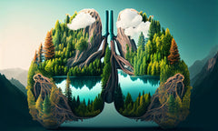 ELMAS Custom Tropical Rainforest Plant Wallpaper Decor - Al Masam Stationery LLC