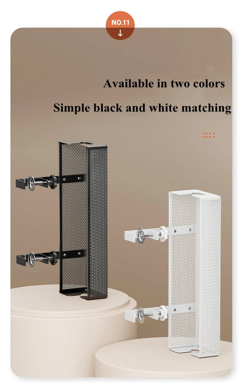 ELMAS No Drilling Under Desk Cable Management Tray - Al Masam Stationery LLC