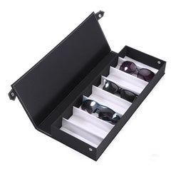 ELMAS Elegant 8-Slot Eyewear Organizer Case