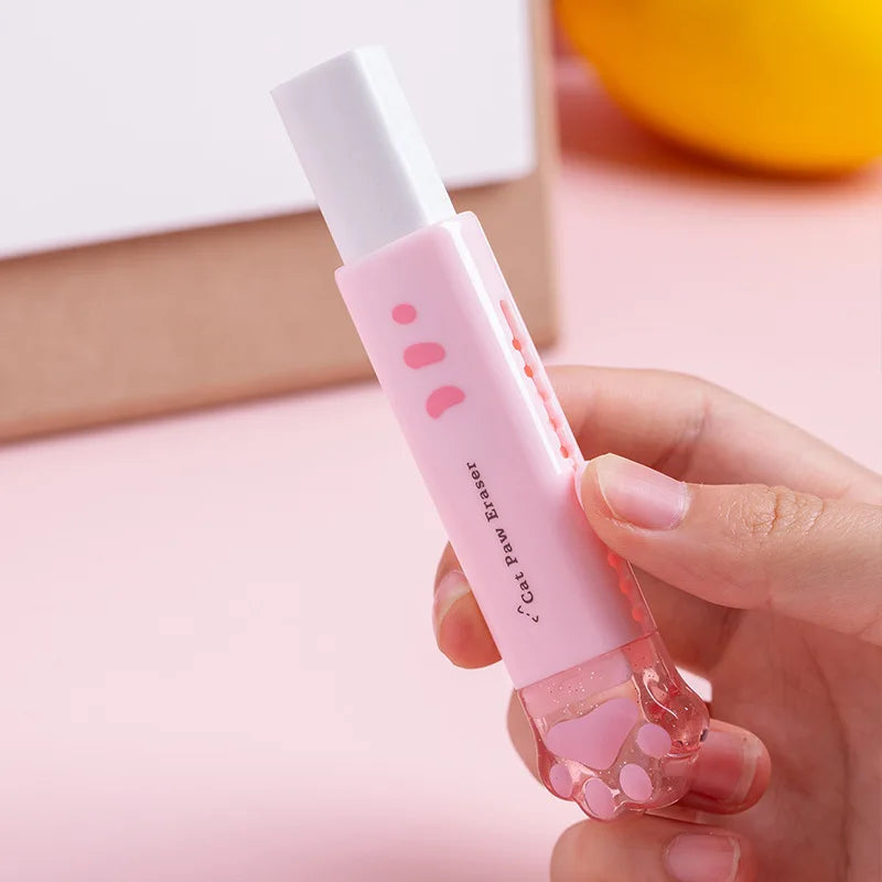 ELMAS Adorable Cat Paw Rubber Eraser for Fun Corrections - Al Masam Stationery LLC