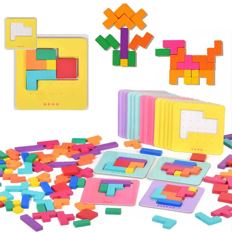 ELMAS Montessori Desktop Puzzle Toys for Kids Gift - Al Masam Stationery LLC
