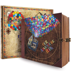 ELMAS 146 Page DIY Adventure Scrapbook Photo Album