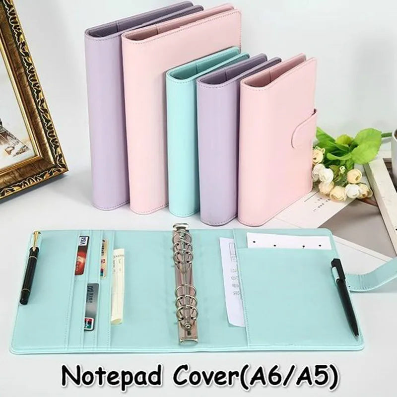 ELMAS New Vintage Refillable Notebook Leather Binder Supplies - Al Masam Stationery LLC