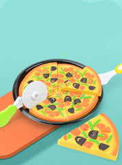 ELMAS Kids Pizza Cutting Playset - Fun Kitchen Toy!