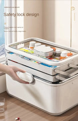 ELMAS Ultimate Portable Multi-Layer Storage Box - Al Masam Stationery LLC