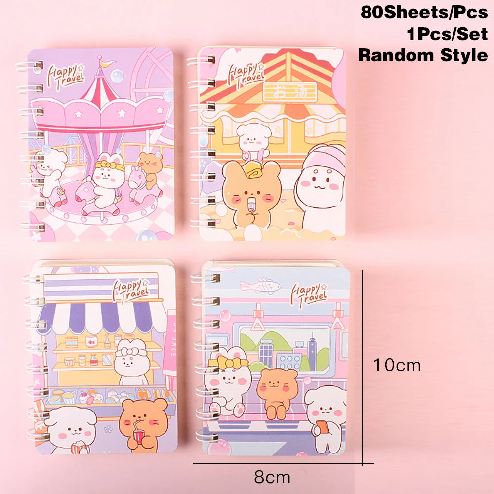 ELMAS Creative Cartoon Mini Notepad Kawaii School Supply - Al Masam Stationery LLC