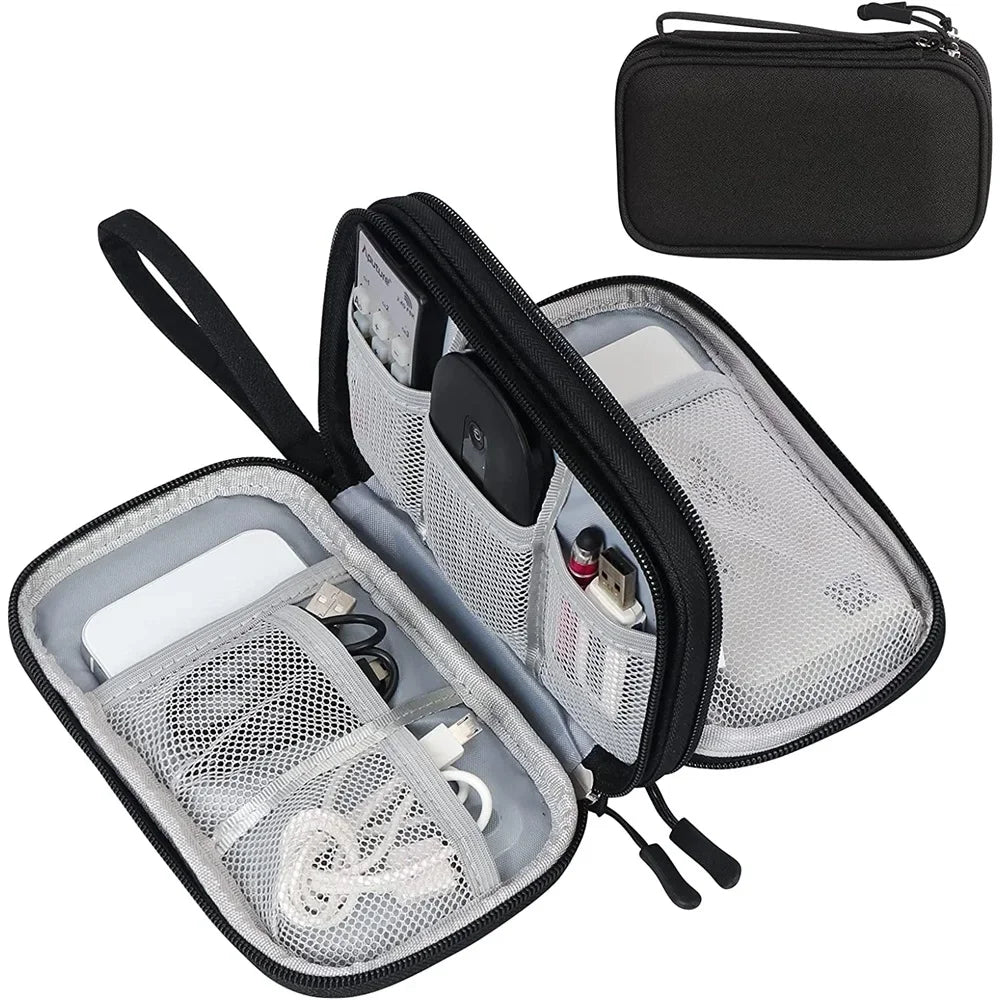 ELMAS Travel Organizer Portable Waterproof Double Layers Storage - Al Masam Stationery LLC