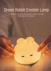 ELMAS Adorable Bunny Night Light for Kids' Rooms