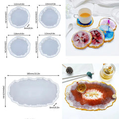 ELMAS Three-Layer Silicone Crystal Mold for Resin Art Decor - Al Masam Stationery LLC