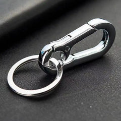 ELMAS Stylish Stainless Steel Gourd Keychain Clip