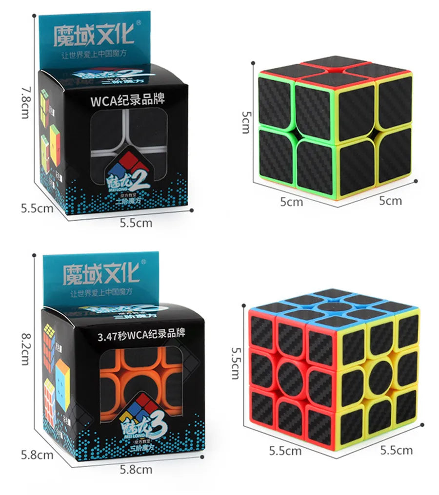 ELMAS Versatile Carbon Fiber Puzzle Cube Set for All Ages - Al Masam Stationery LLC