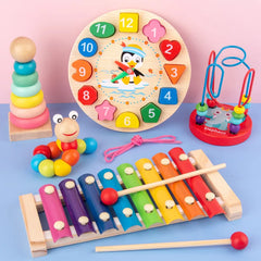 ELMAS Montessori Wooden Puzzles for Kids Early Learning - Al Masam Stationery LLC