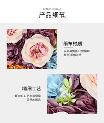 ELMAS 9Pcs Artificial Peony Wall Panels For Events - Al Masam Stationery LLC