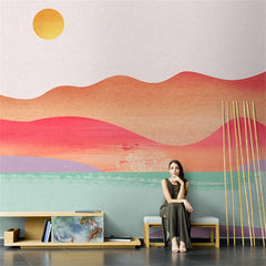 ELMAS Custom Nordic Artistic Landscape Mural Wallpaper - Al Masam Stationery LLC