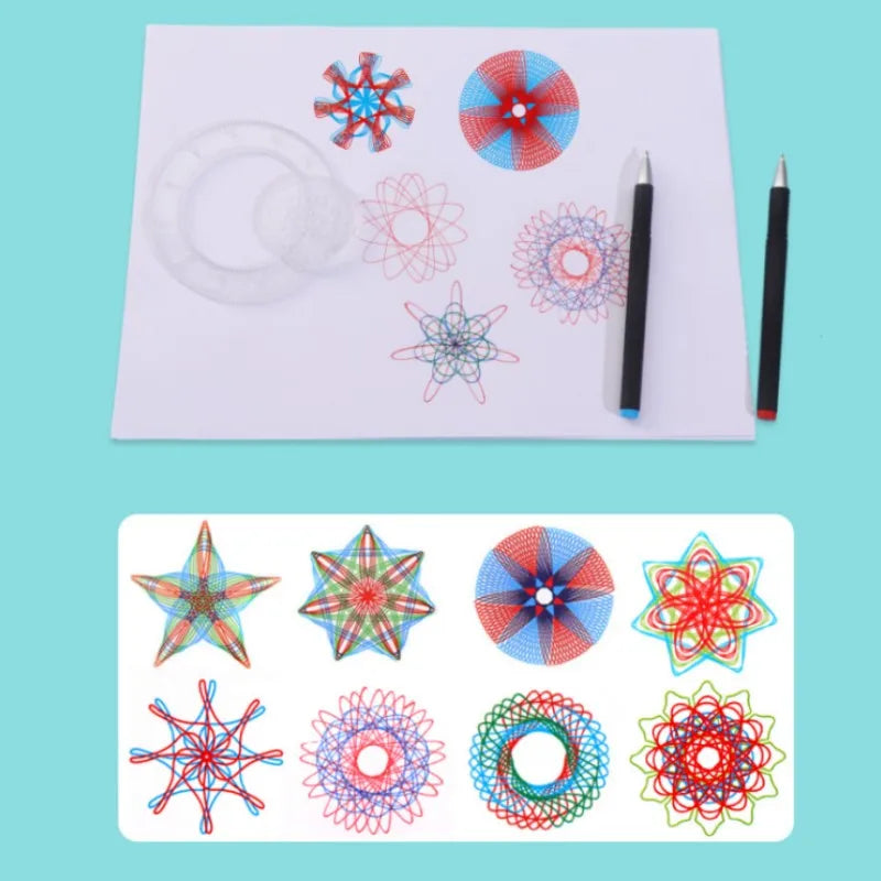 ELMAS Creative Spirograph Drawing Set for Kids - Al Masam Stationery LLC
