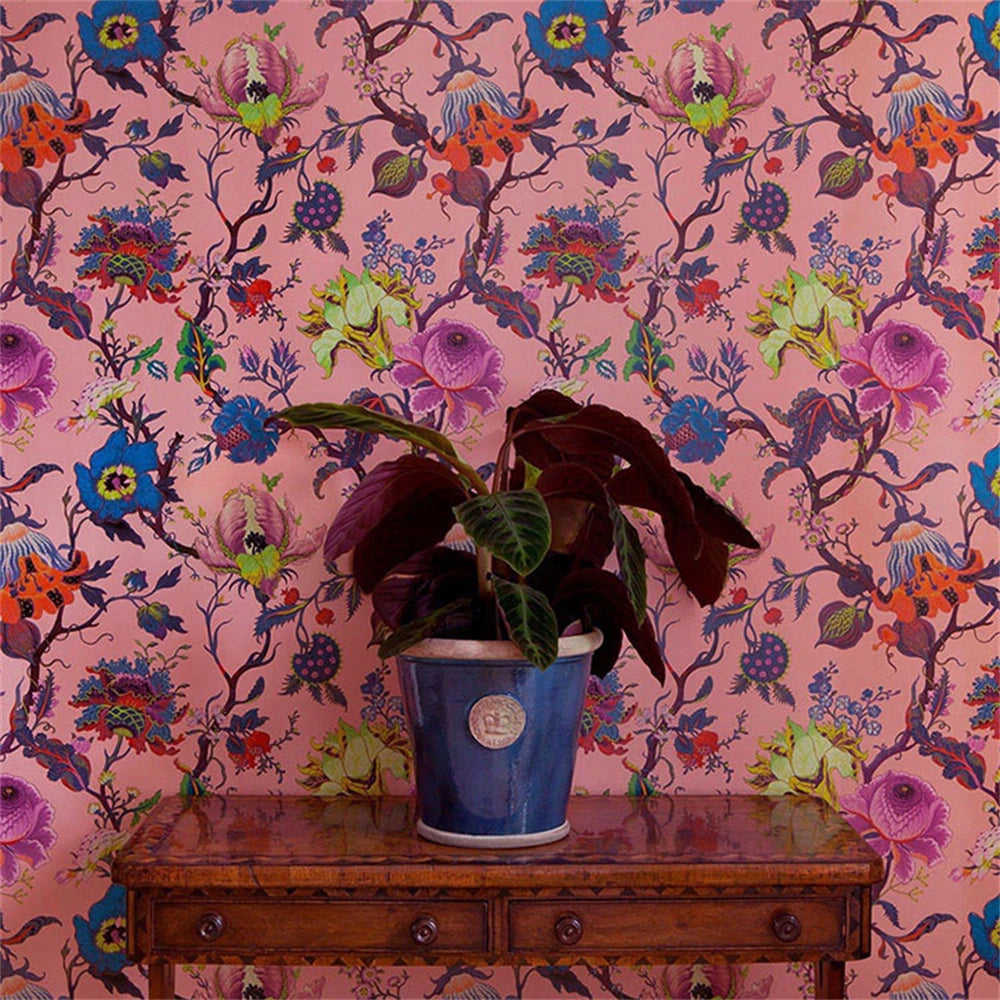 ELMAS Custom American Floral Bird Mural Wallpaper - Al Masam Stationery LLC