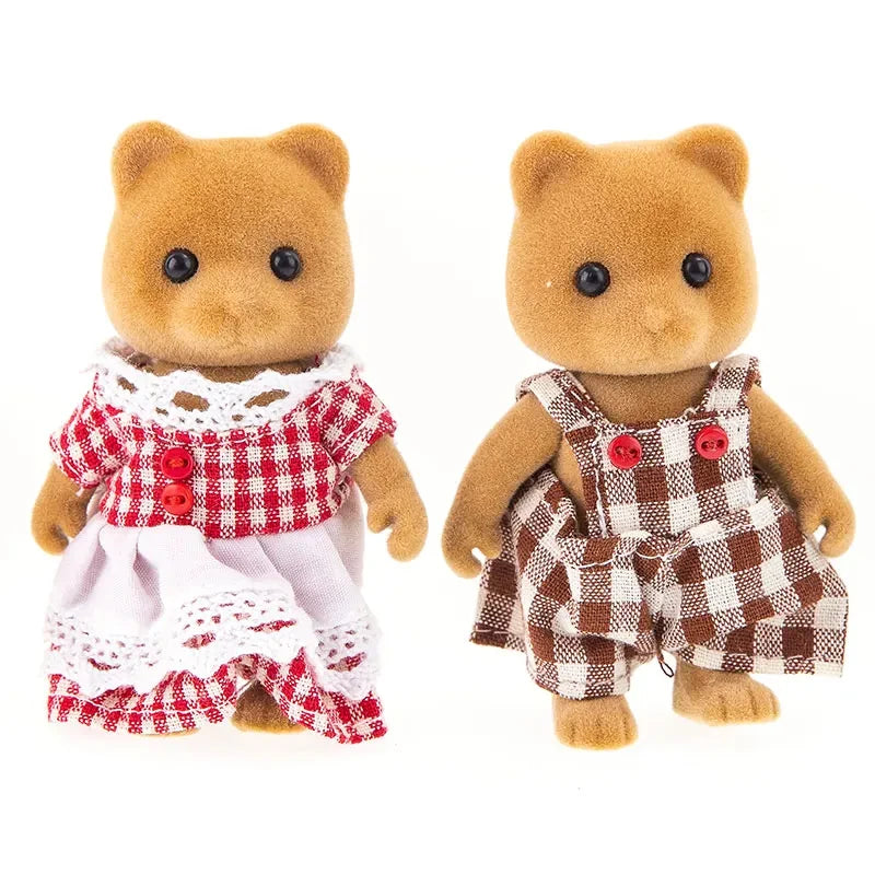 ELMAS Enchanted Forest Animal Family Dollhouse Set - Al Masam Stationery LLC