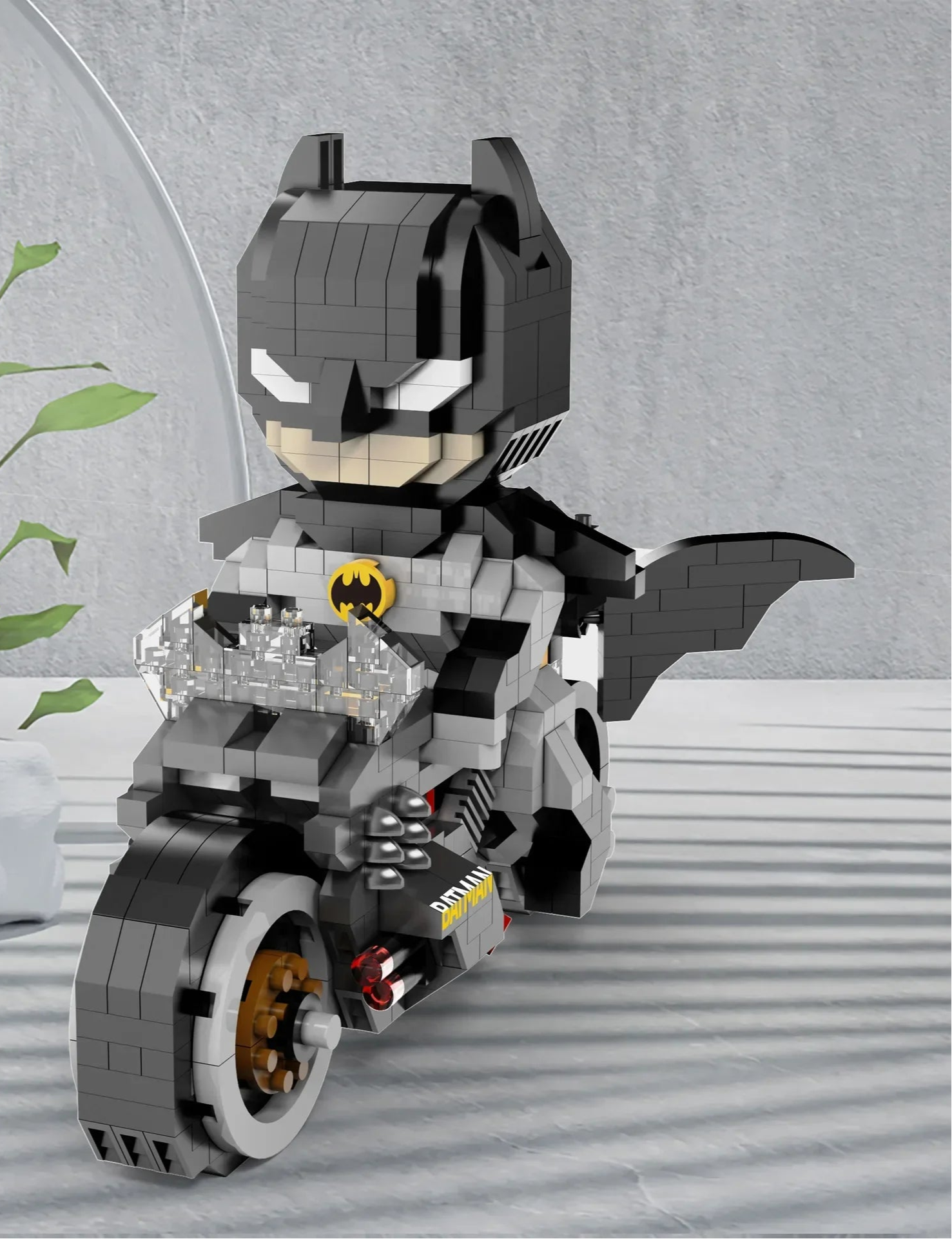ELMAS Batman Mini Blocks Motorcycle 3D Puzzle Set - Al Masam Stationery LLC