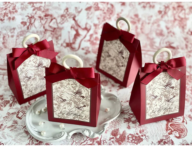 ELMAS Flowers Birds Forest Wedding Candy Box Favors - Al Masam Stationery LLC