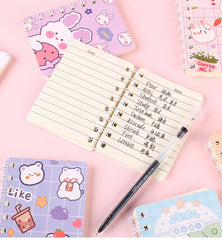 ELMAS Creative Cartoon Mini Notepad Kawaii School Supply - Al Masam Stationery LLC