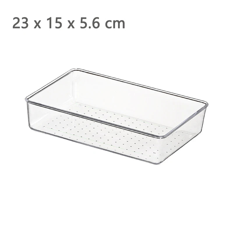 ELMAS Clear Acrylic Makeup Layered Storage Box for Desk - Al Masam Stationery LLC