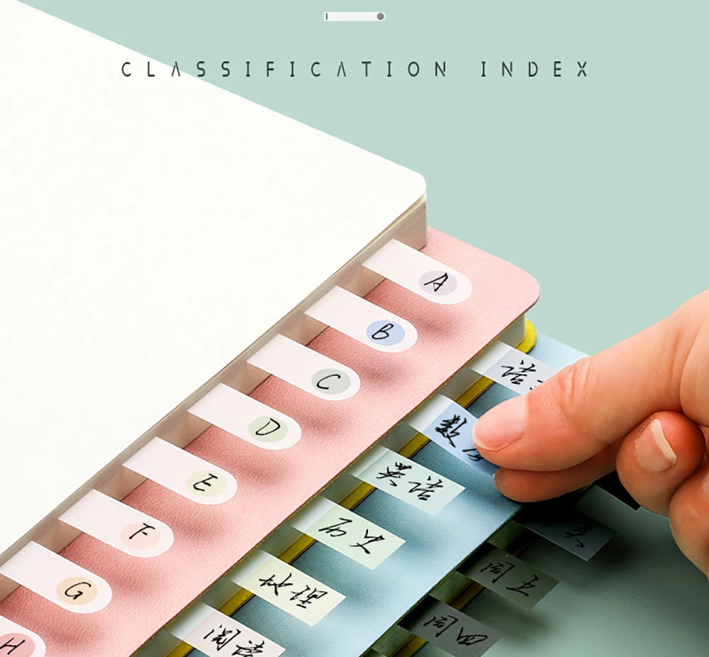 ELMAS Retro Morandi Sticky Notes Notepad School Supplies - Al Masam Stationery LLC