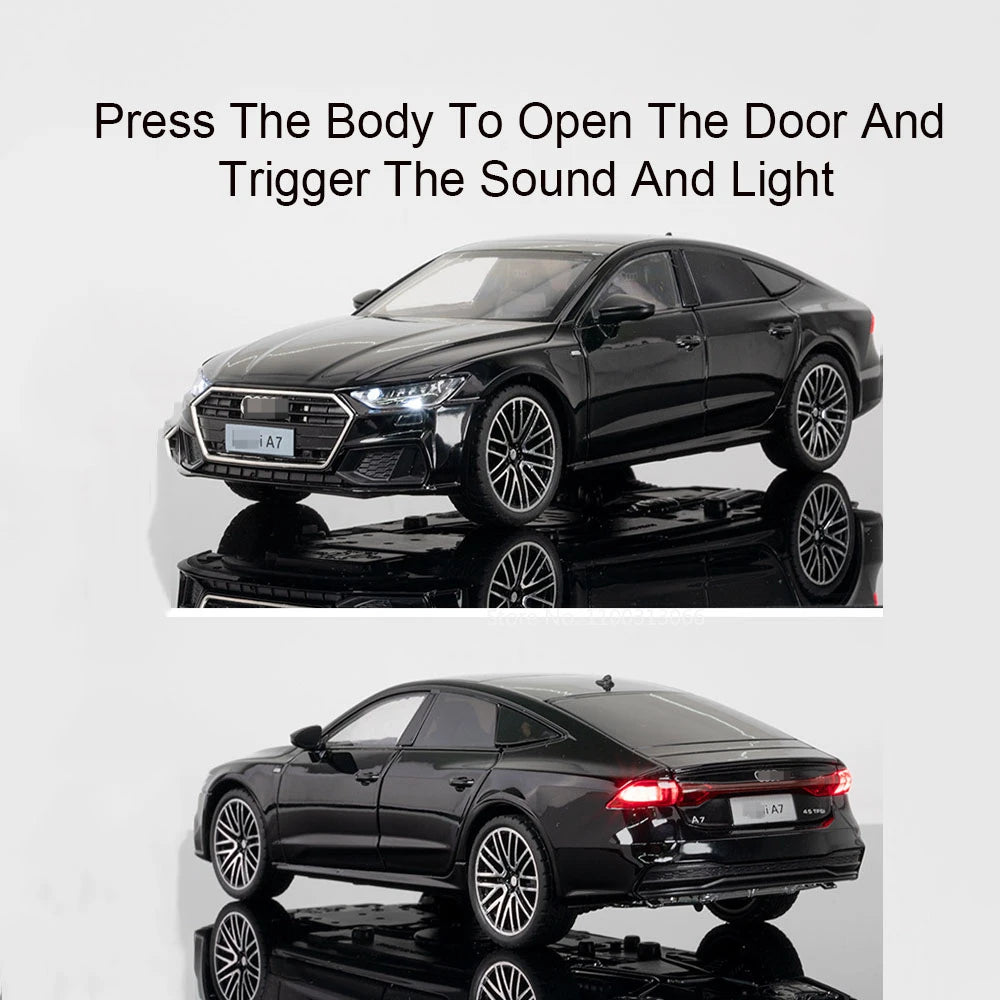 ELMAS 1/24 A7 Alloy Model Car Toys with Light Sound - Al Masam Stationery LLC