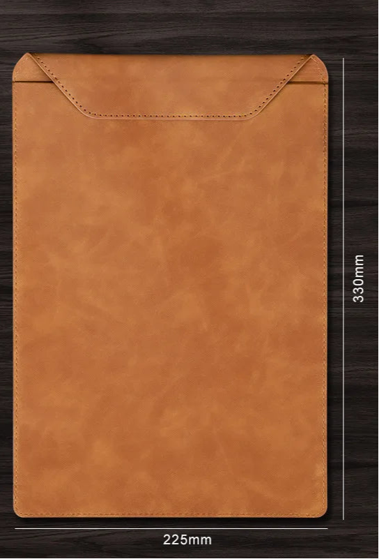 ELMAS Premium Leather A4 Clipboard Folder with Logo - Al Masam Stationery LLC