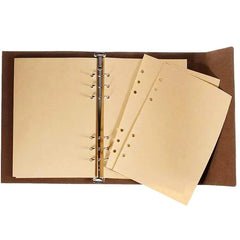 ELMAS Vintage Leather Sketchbook with Replaceable Pages