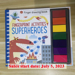 ELMAS Creative Fingerprinting & Stamping Art Book