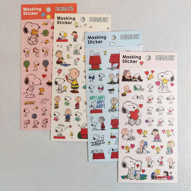 ELMAS Kawaii Snoopy Stickers for Fun Scrapbooking & DIY - Al Masam Stationery LLC