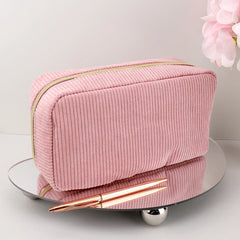 ELMAS Stylish Corduroy Pencil Case for All Ages