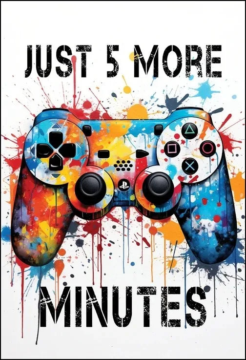 ELMAS Gaming Room Abstract Canvas Art for Kids - Al Masam Stationery LLC