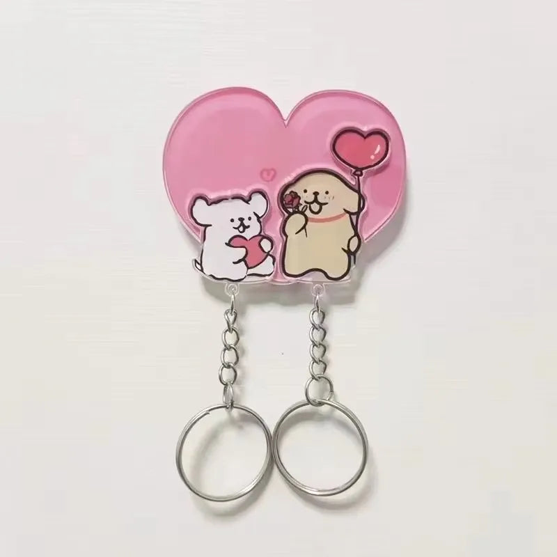 ELMAS Couple Key Holder Shared Keychain Hanger Home Decor - Al Masam Stationery LLC