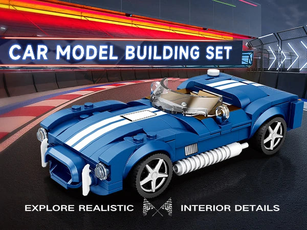 ELMAS Creative 333PCS AC COBRA Car Building Block Set - Al Masam Stationery LLC