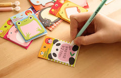 1Pcs 20Sheets Sticker Cute Kawaii Animal Sticky Notes Notepad Self Adhesive Memo Pads Bookmark Office School Supply Stationery