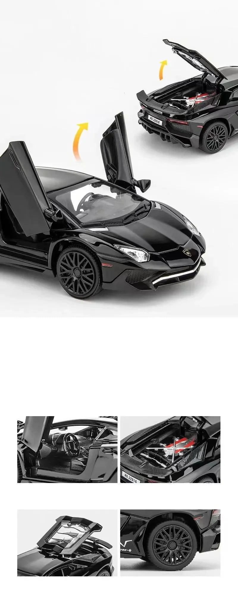 ELMAS 1:32 Lamborghinis SV LP750-4 Diecast Model Gift - Al Masam Stationery LLC