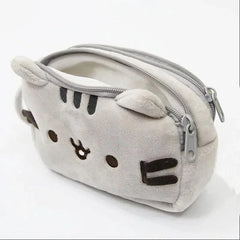 ELMAS Kawaii Cat Two-Layer Pencil Case Pouch - Al Masam Stationery LLC
