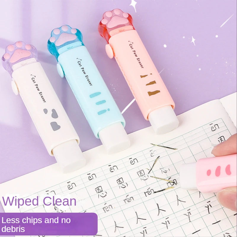 ELMAS Adorable Cat Paw Rubber Eraser for Fun Corrections - Al Masam Stationery LLC