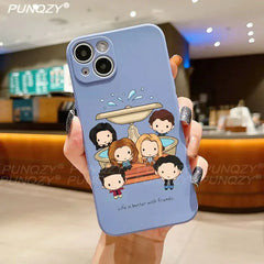 ELMAS Cartoon Funny Clip Art Friends Phone Case for iPhone - Al Masam Stationery LLC