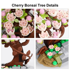 ELMAS Creative Cherry Blossom Building Block Set