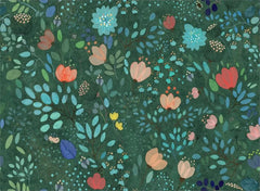 ELMAS Customized Wallpaper Mural Watercolor Flowers - Al Masam Stationery LLC