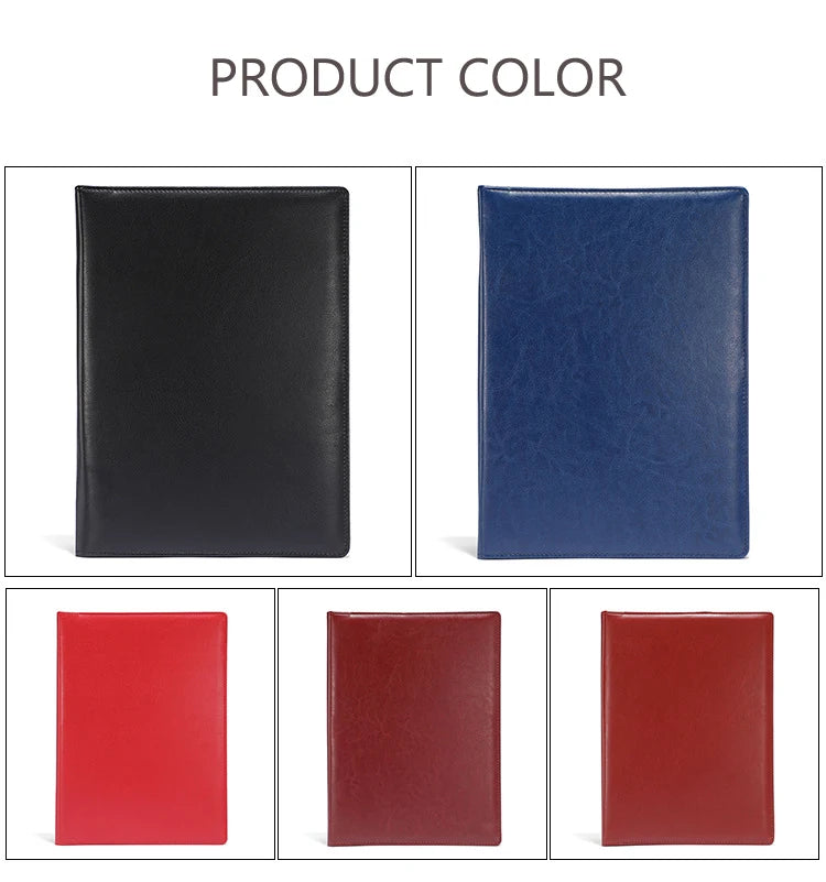 ELMAS Professional PU Leather Portfolio Organizer - Al Masam Stationery LLC