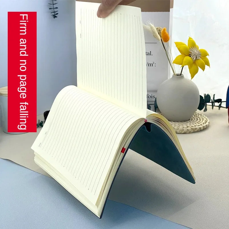 ELMAS A5 Leather Book Skin Notepad for Business Use - Al Masam Stationery LLC