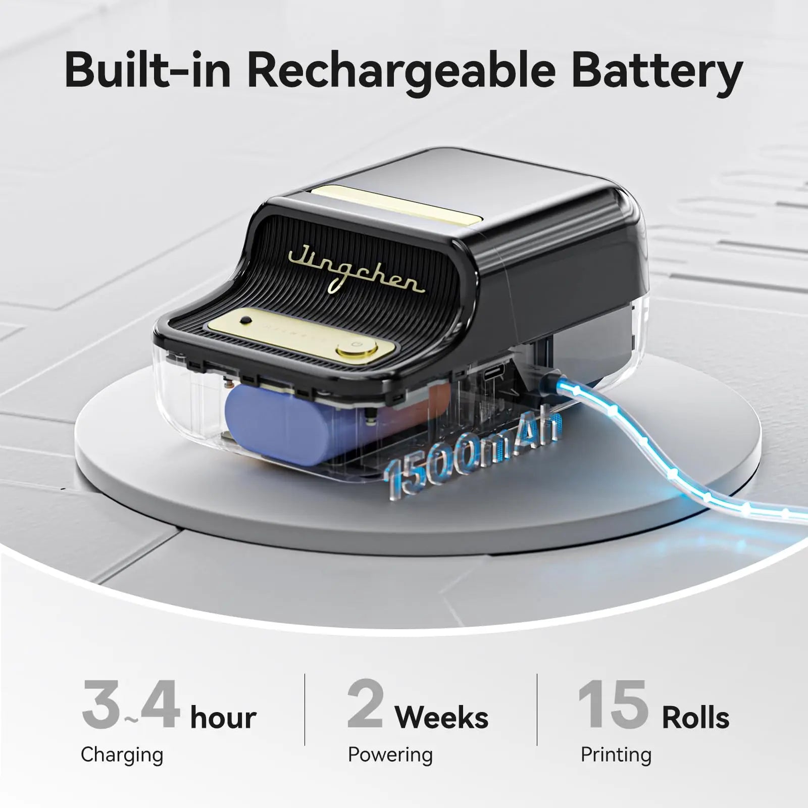 ELMAS Wireless Mini Thermal Label Printer for Home & DIY - Al Masam Stationery LLC