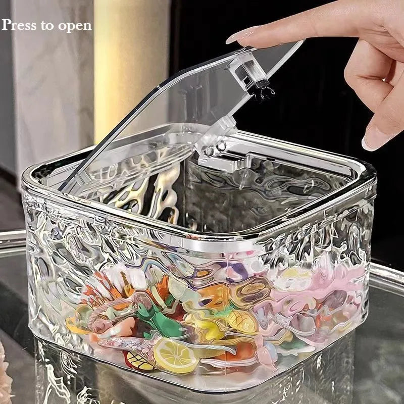 ELMAS Clear Hair Accessories Organizer Acrylic Storage Box - Al Masam Stationery LLC